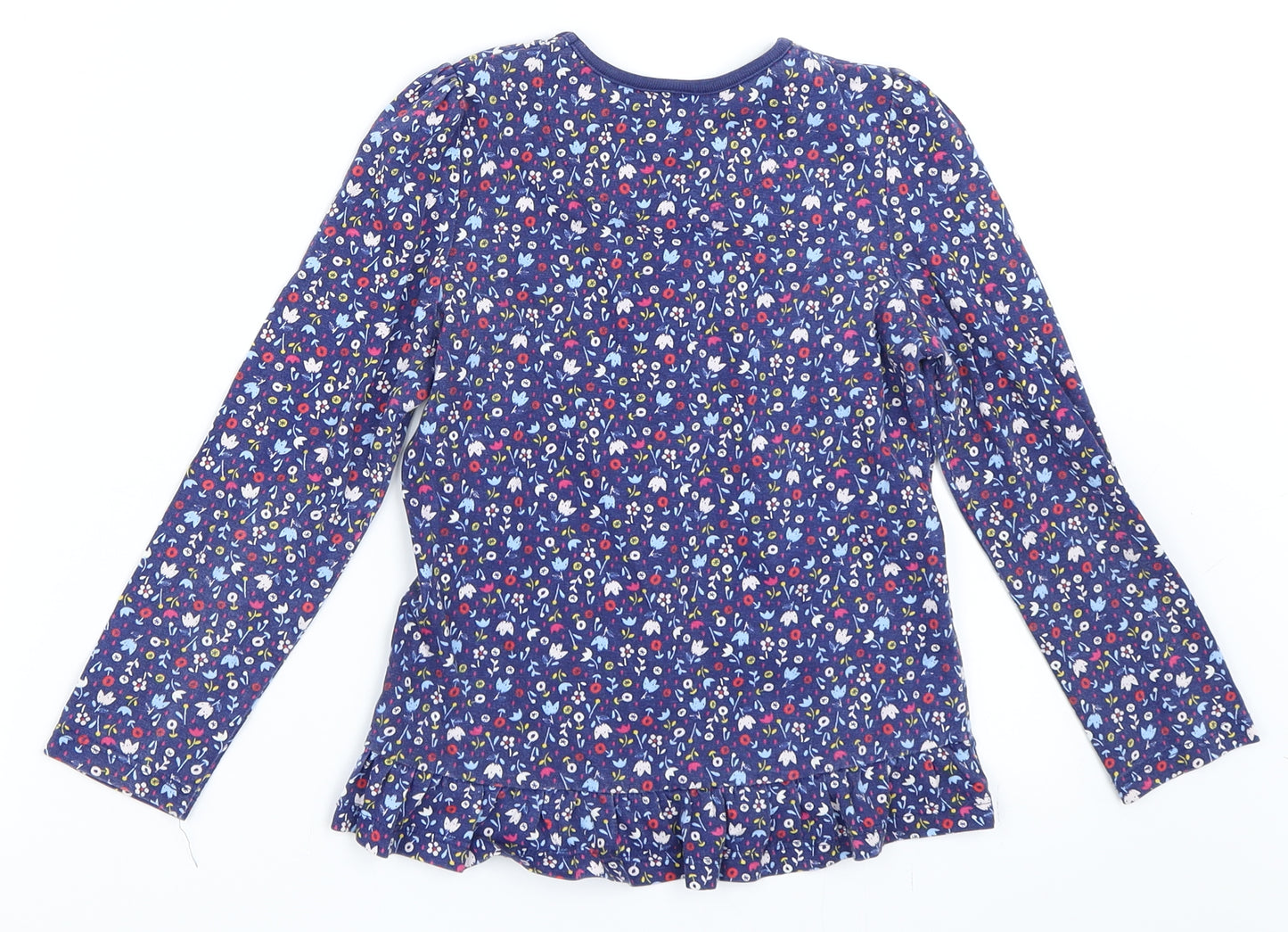 Mini Club Girls Blue   Basic T-Shirt Size 5-6 Years