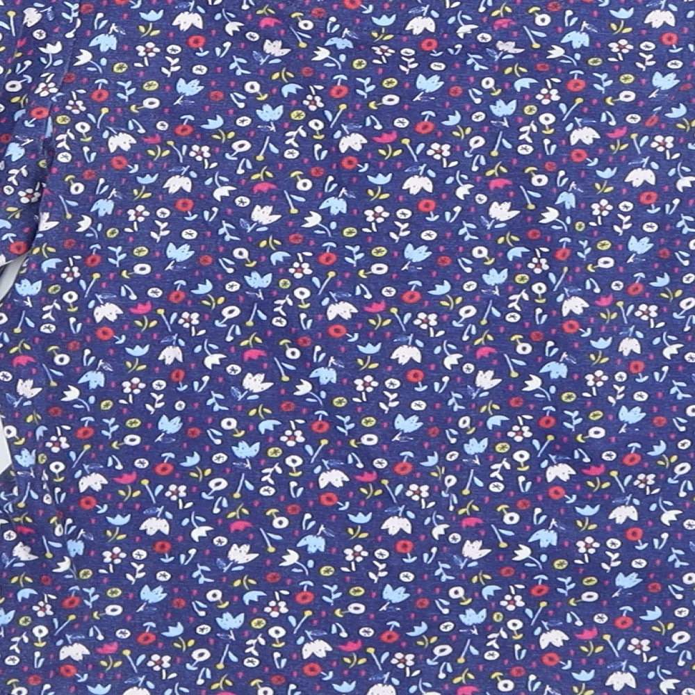 Mini Club Girls Blue   Basic T-Shirt Size 5-6 Years