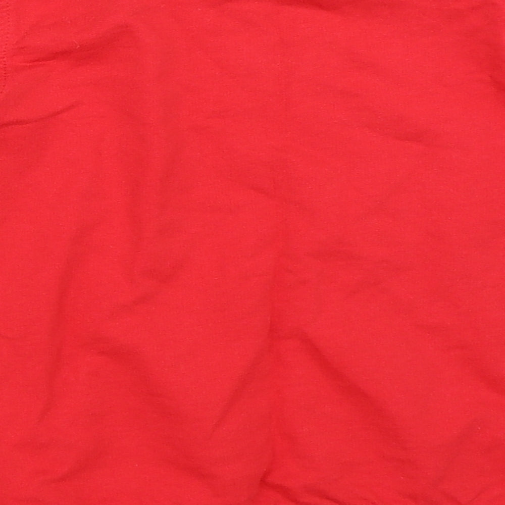 Preworn Girls Red   Pullover Sweatshirt Size 7-8 Years