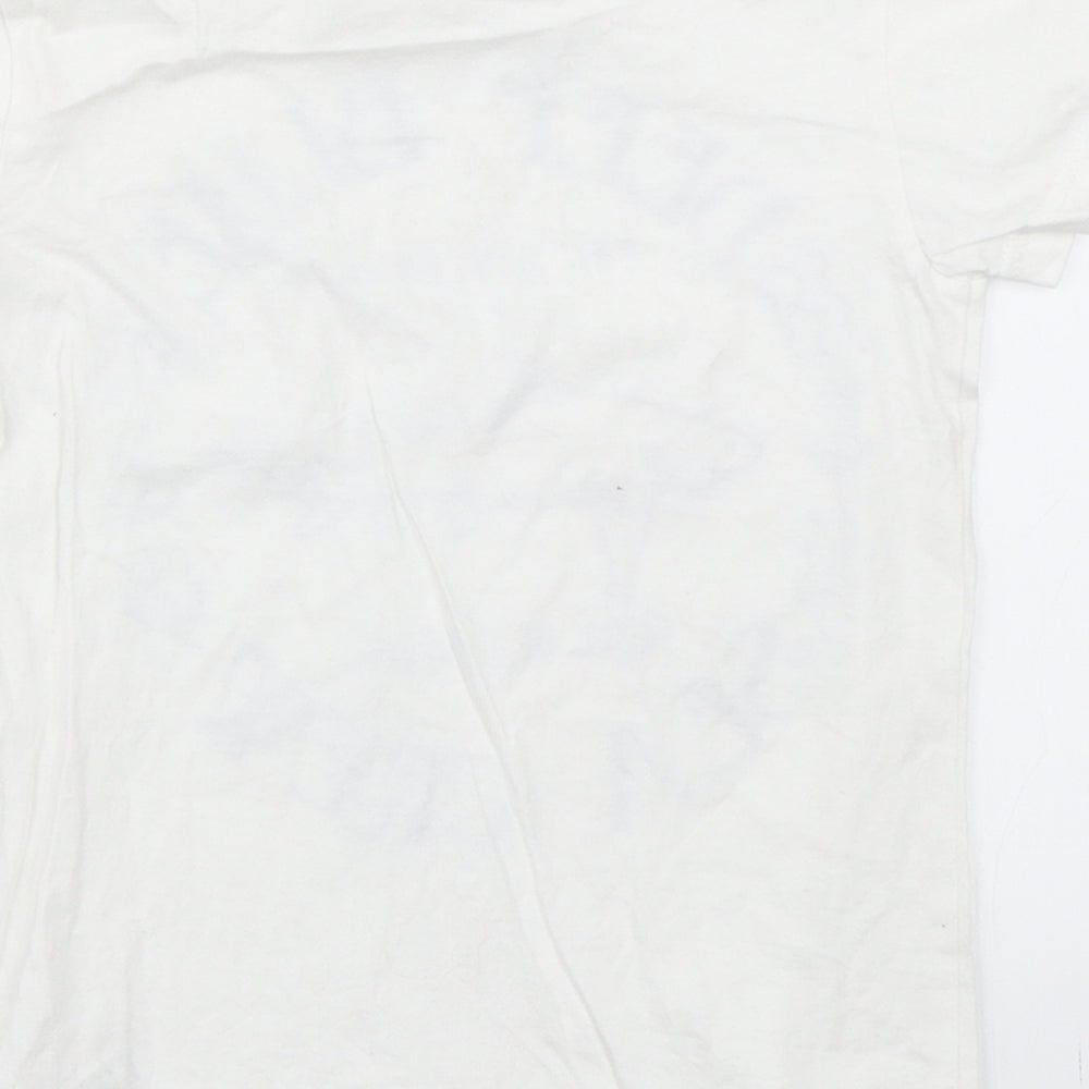 George Boys White   Basic T-Shirt Size 5-6 Years  - shark