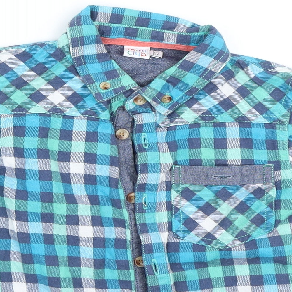 Mini Club Boys Blue   Basic Button-Up Size 5-6 Years