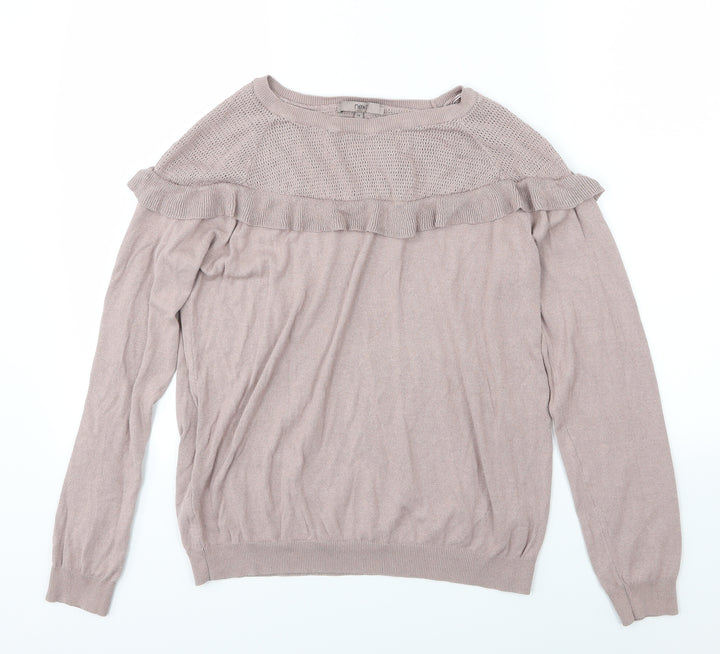 NEXT Womens Pink Knit Pullover Jumper Size 14
