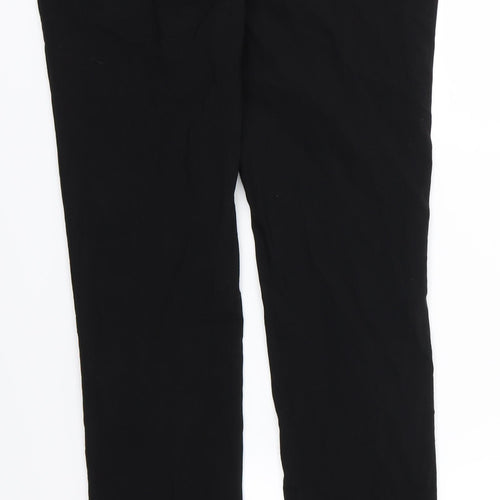 New Look Womens Black  Rayon Trousers  Size 14 L36 in
