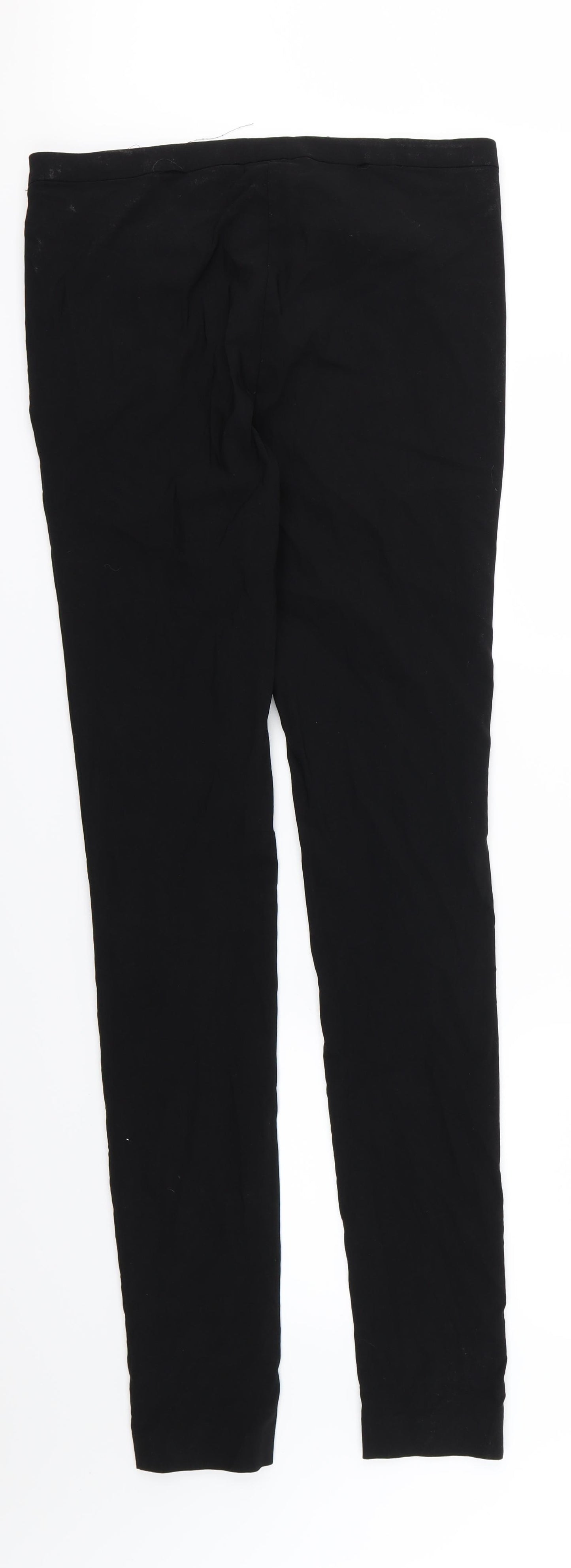 New Look Womens Black  Rayon Trousers  Size 14 L36 in