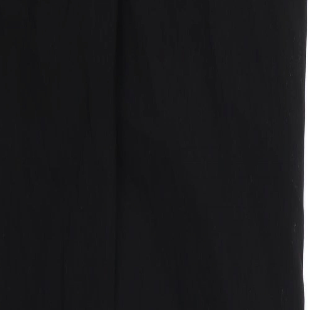 New Look Womens Black  Rayon Trousers  Size 14 L36 in