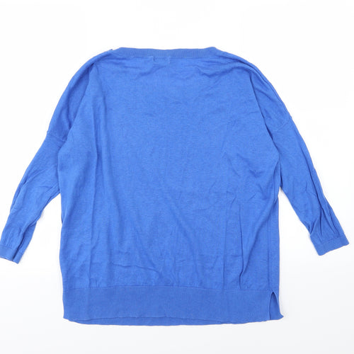 Gap Womens Blue  Knit Pullover Jumper Size S