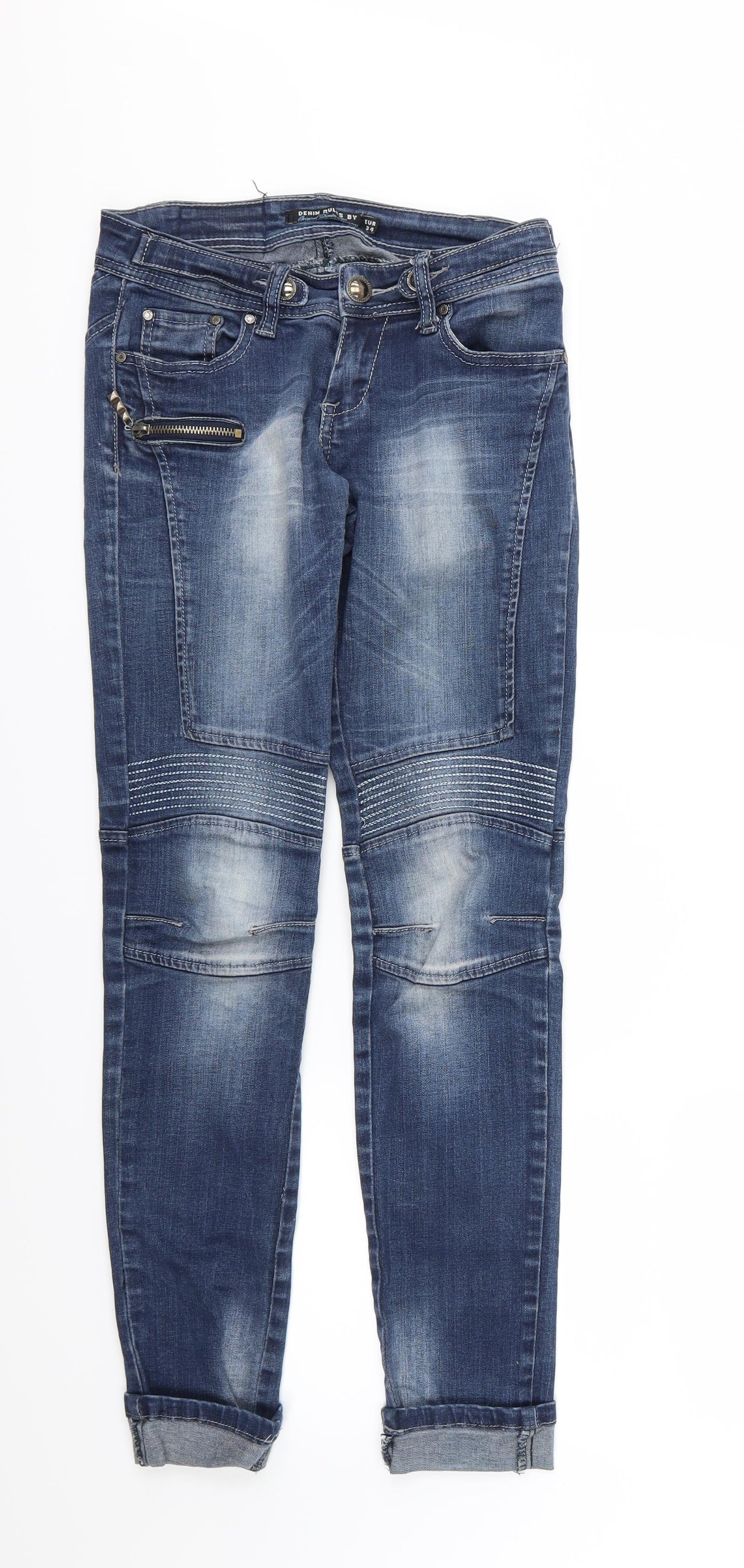 Original Denim Womens Blue  Denim Skinny Jeans Size 6 L30 in