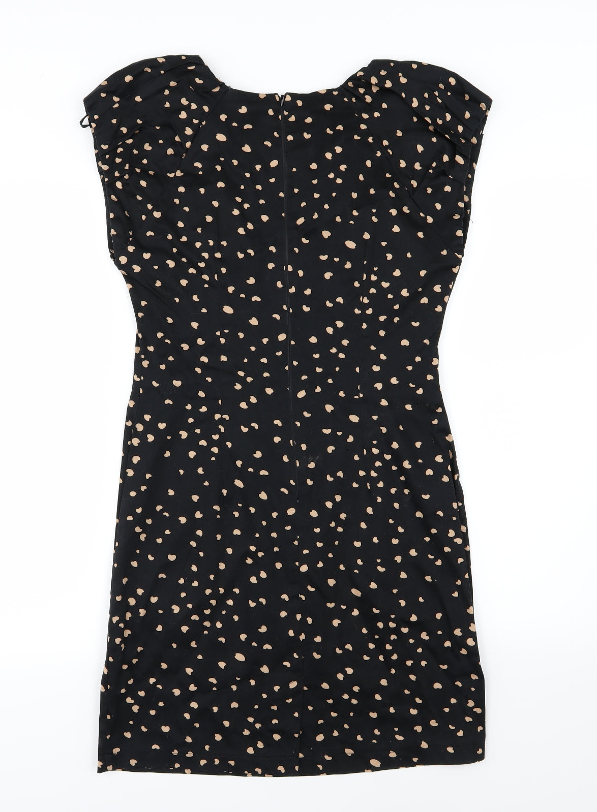 AX Paris Womens Black Polka Dot  Pencil Dress  Size 12
