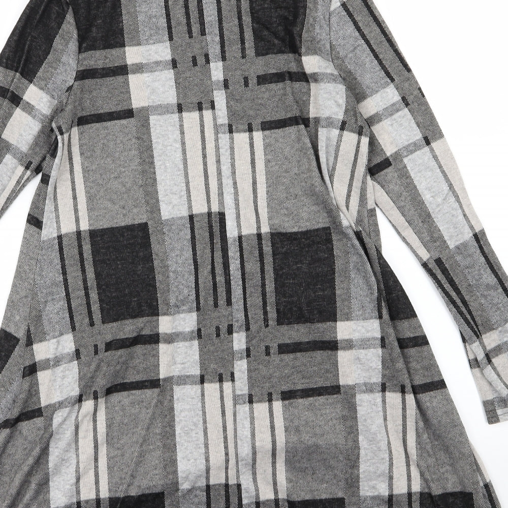 Atmosphere Womens Grey Striped Jersey T-Shirt Dress  Size 10