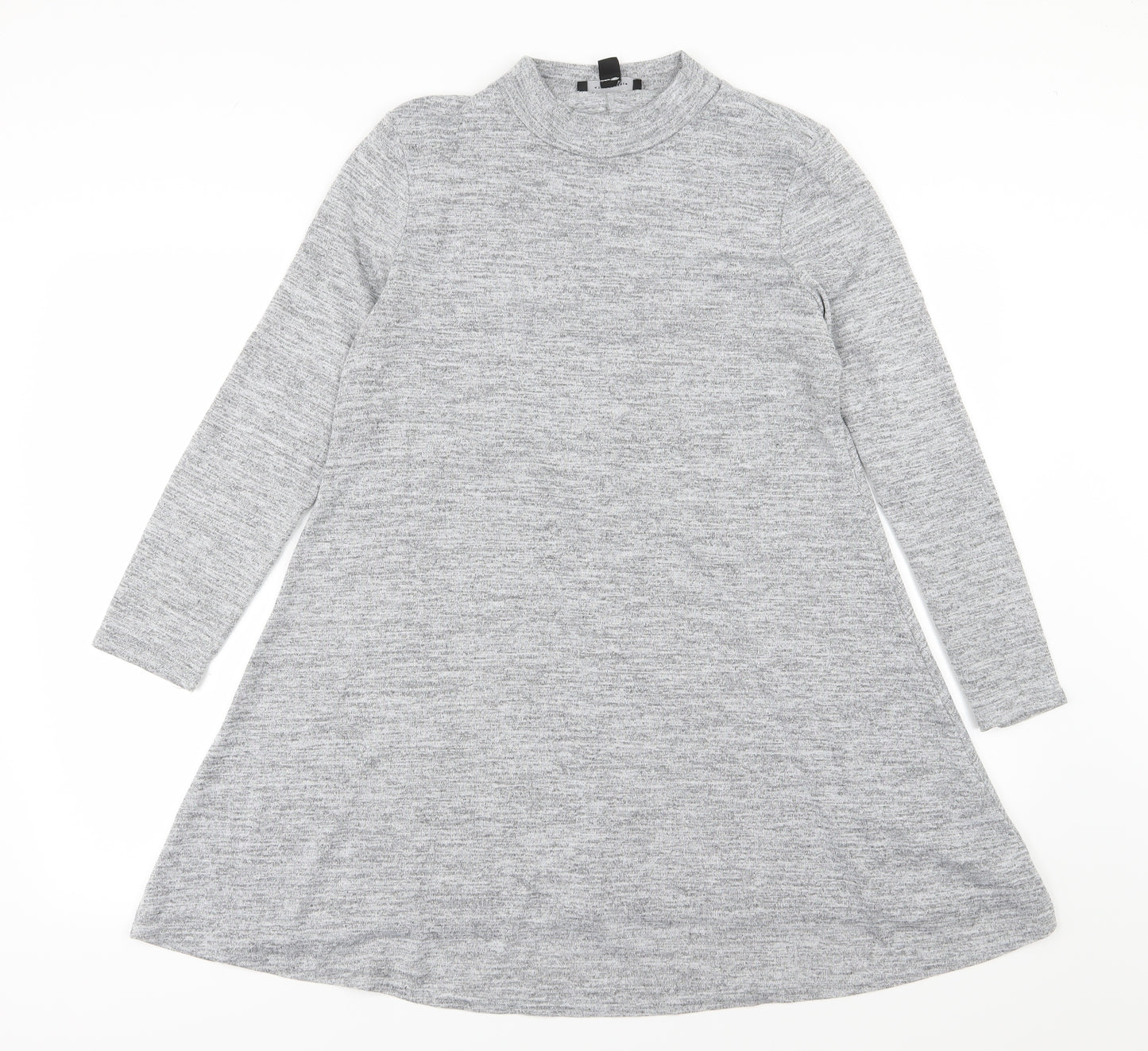 Primark Womens Grey  Knit Jumper Dress  Size 14