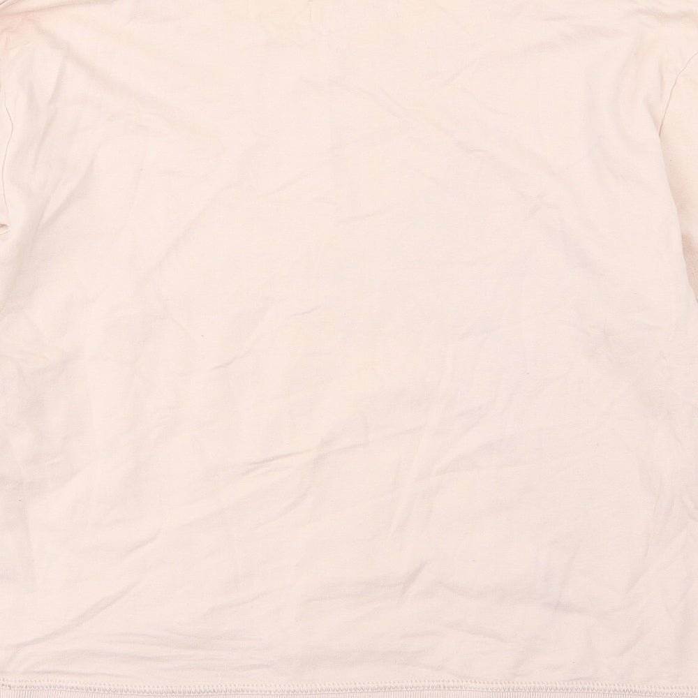 F&F Womens Pink  Jersey Pullover Sweatshirt Size 12  - Relax
