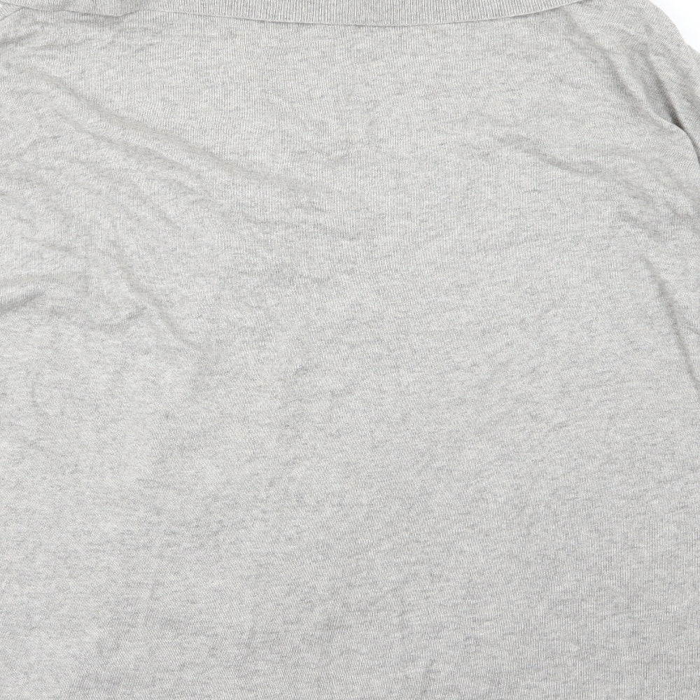 ASOS Womens Grey  Knit Pullover Jumper Size 16