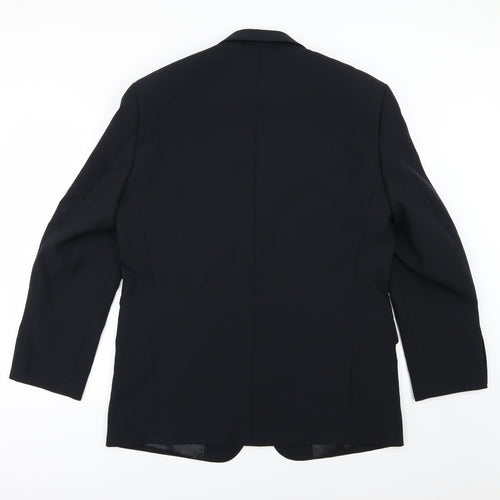 Premier MAN Mens Black  Rayon Jacket Suit Jacket Size 42