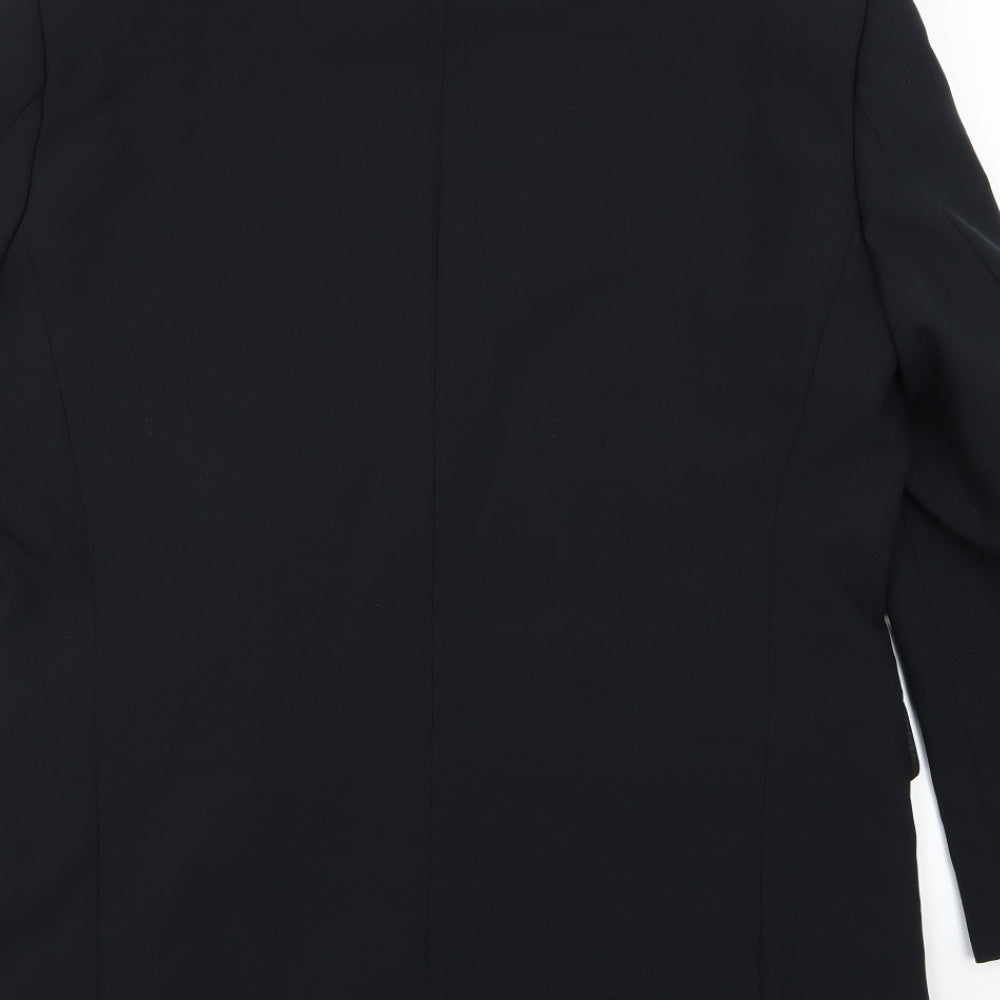 Premier MAN Mens Black  Rayon Jacket Suit Jacket Size 42