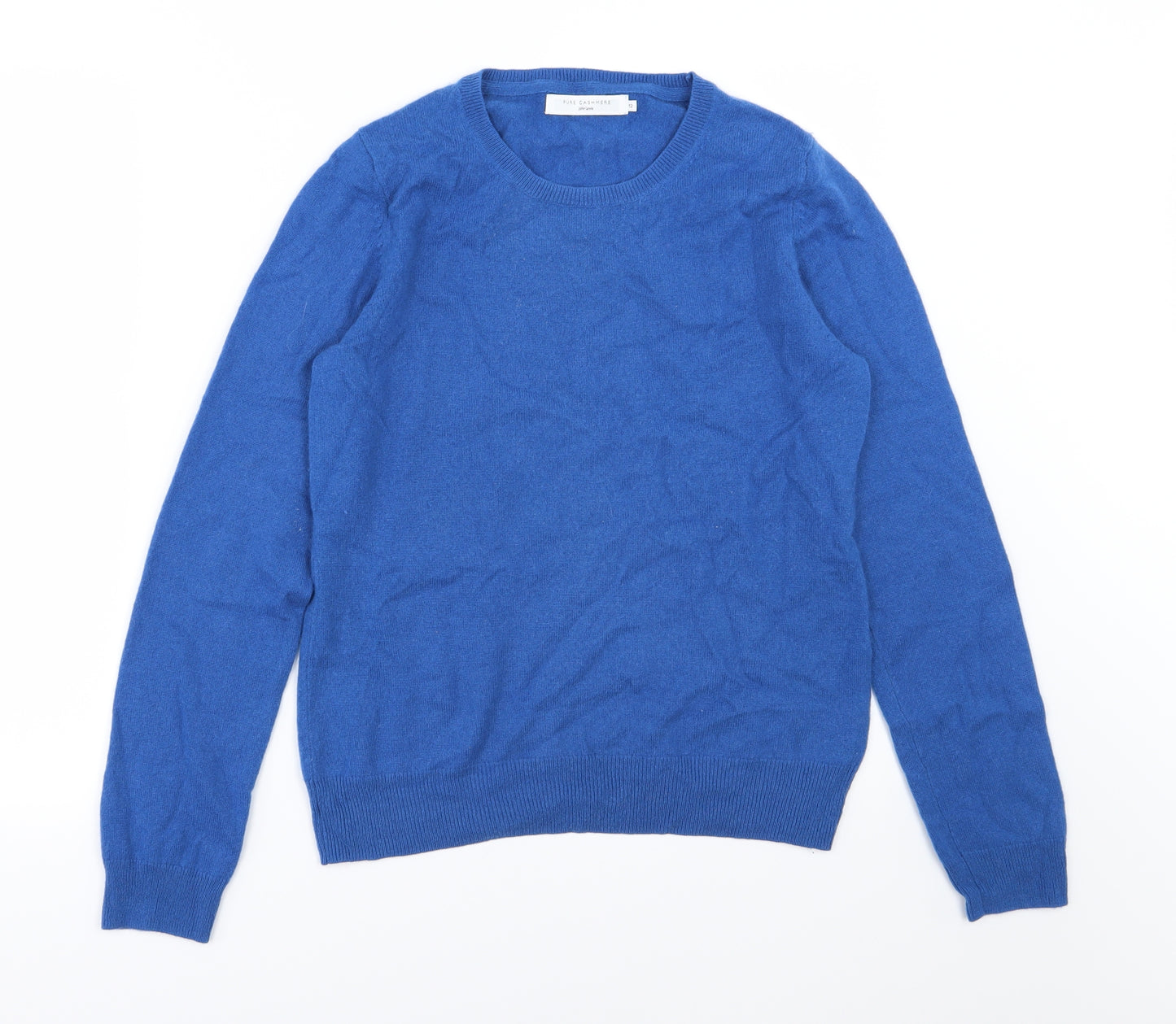 John Lewis Womens Blue  Knit Pullover Jumper Size 12