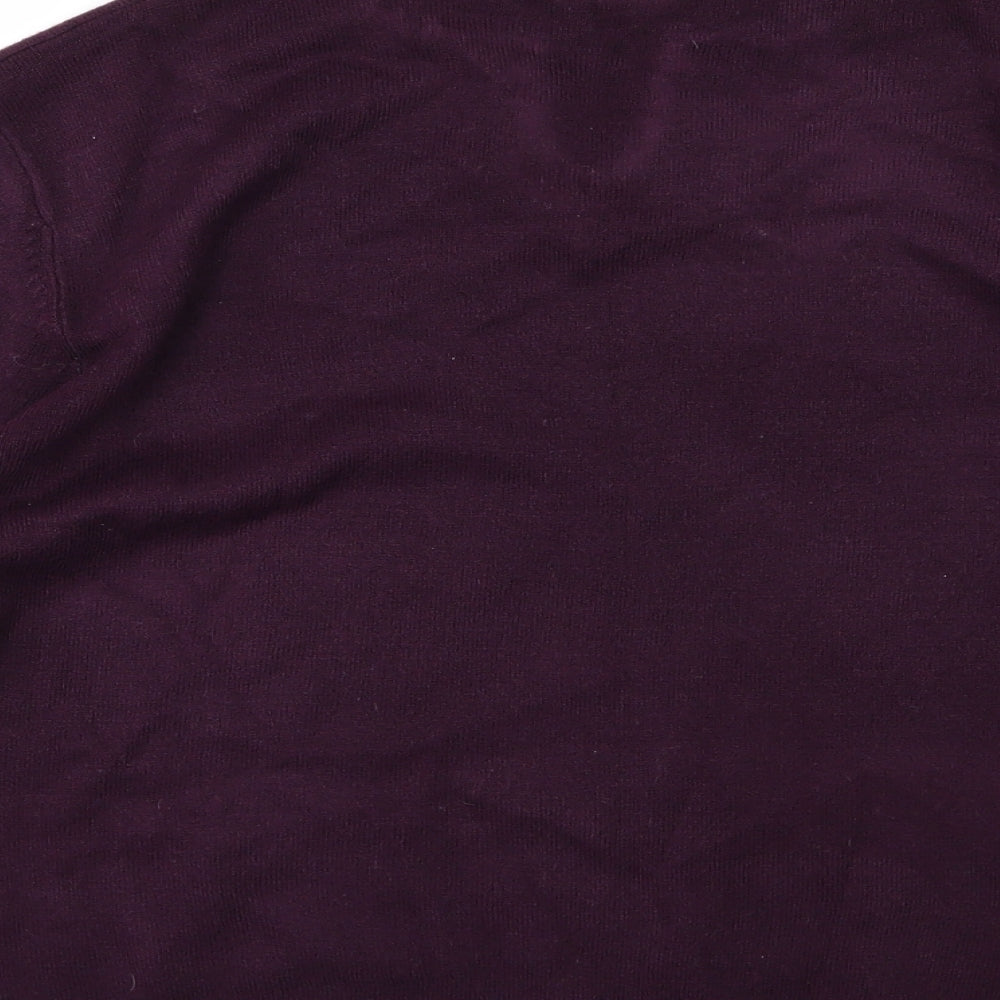 Sara Woman Womens Purple  Knit Pullover Jumper Size 18