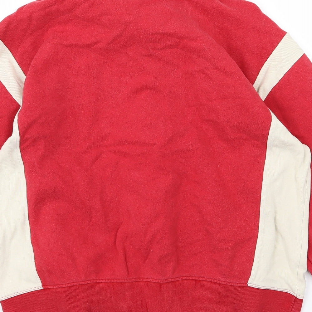 Catskill Womens Red  Jersey Full Zip Sweatshirt Size M