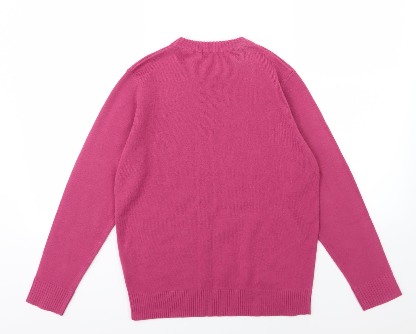 Berkertex Womens Pink  Knit Pullover Jumper Size 10
