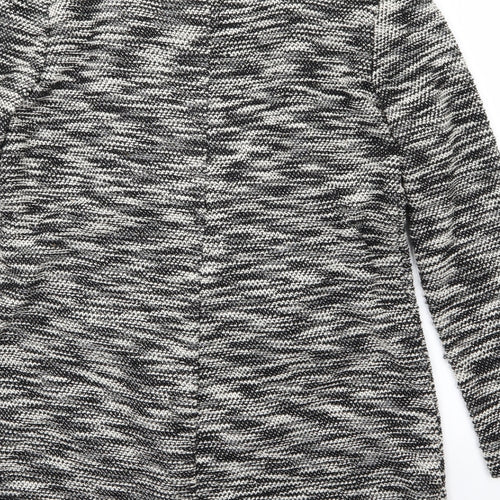 George Womens Grey  Knit Jacket Blazer Size 12