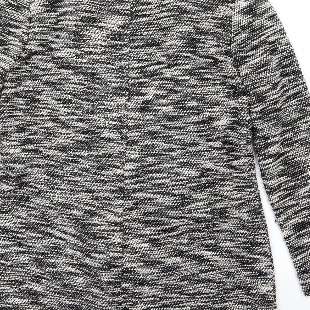 George Womens Grey  Knit Jacket Blazer Size 12