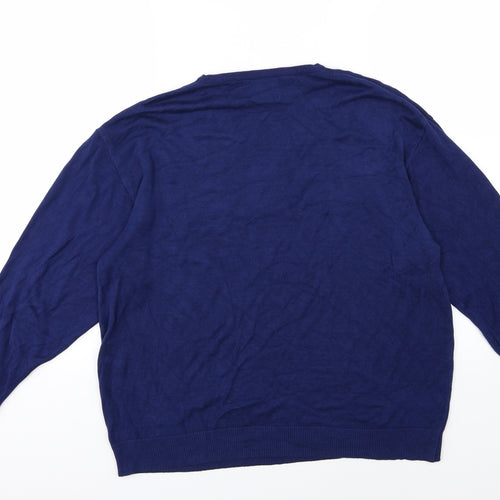 Moxdi Womens Blue  Knit Pullover Jumper Size 10