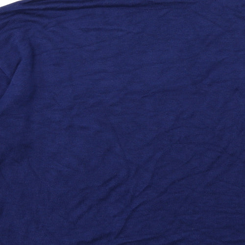 Moxdi Womens Blue  Knit Pullover Jumper Size 10