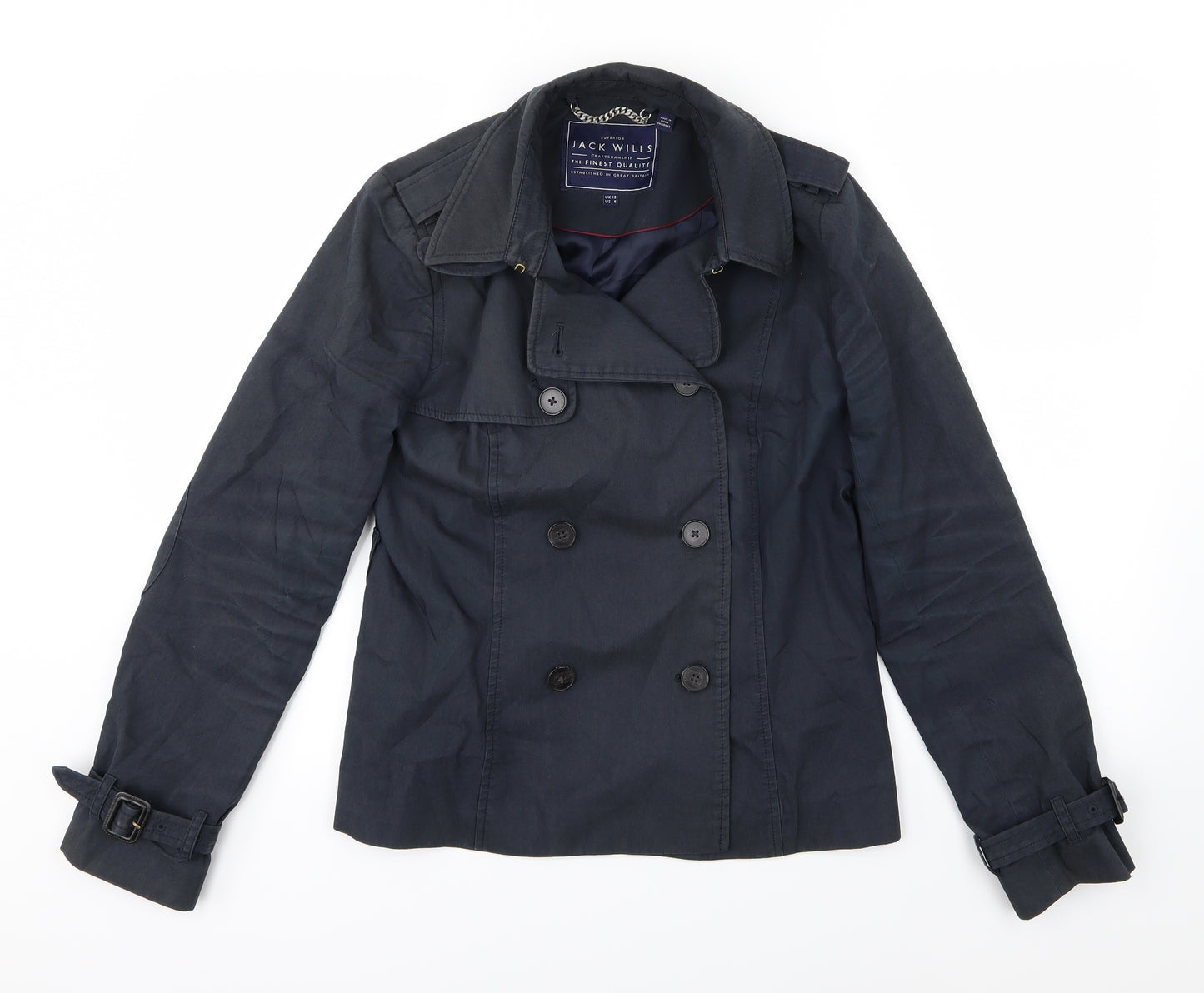Jack Wills Womens Blue  Denim Jacket  Size 12