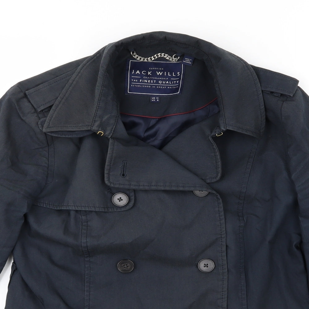 Jack Wills Womens Blue  Denim Jacket  Size 12