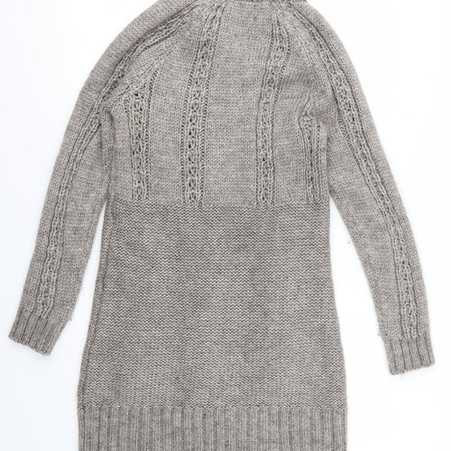 Tesini Womens Brown  Knit Cardigan Jumper Size 12