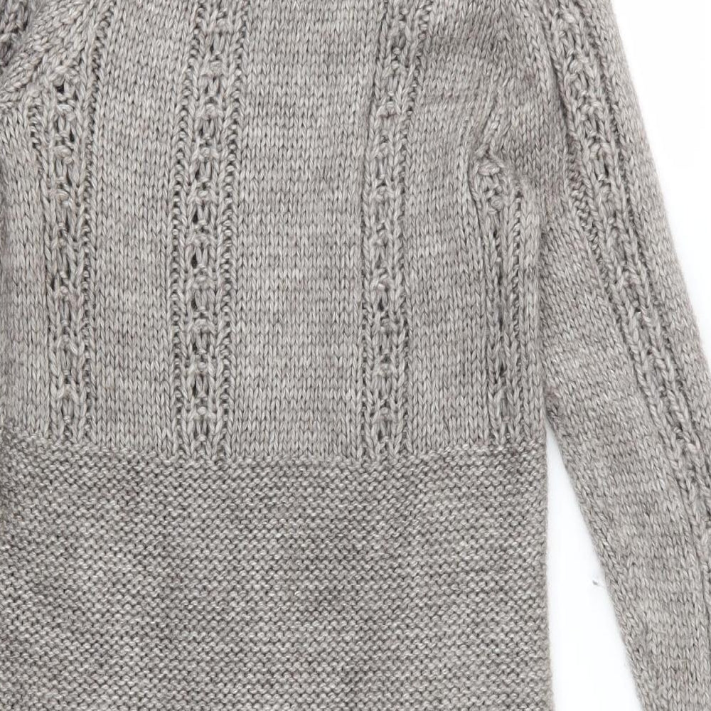 Tesini Womens Brown  Knit Cardigan Jumper Size 12