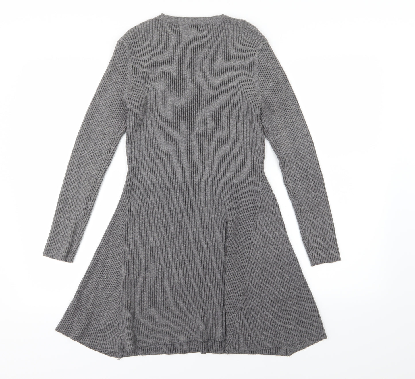 Primark Womens Grey  Knit Jumper Dress  Size XL