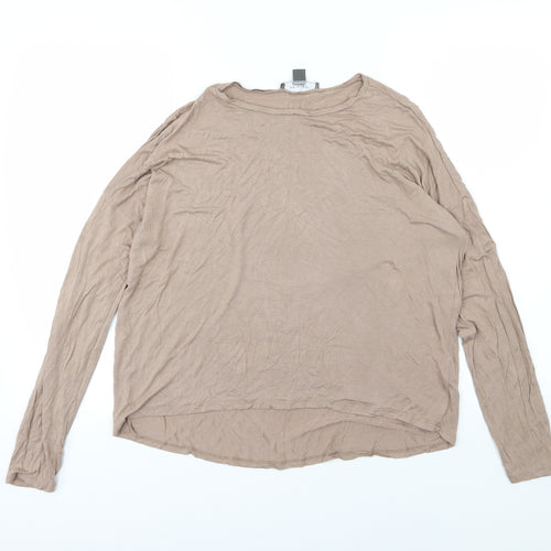 Primark Womens Beige   Basic T-Shirt Size S