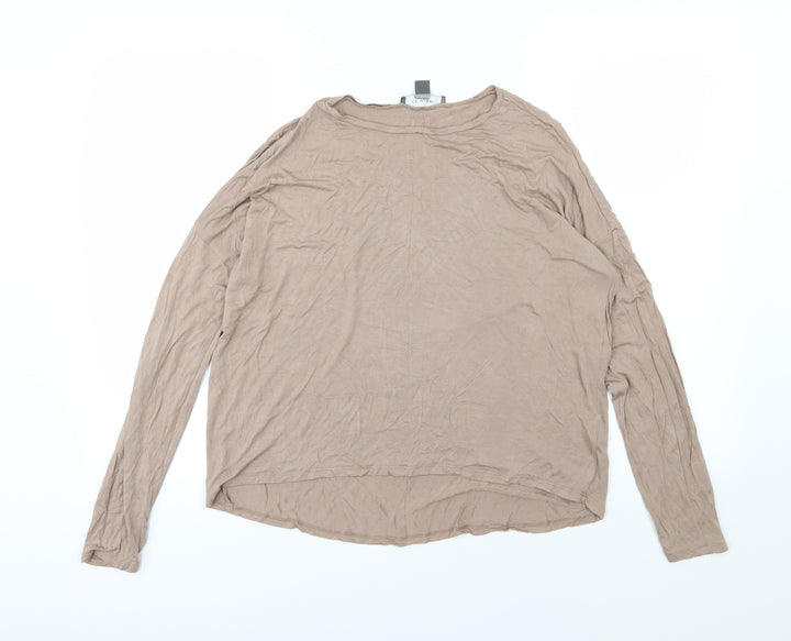 Primark Womens Beige Basic T-Shirt Size S