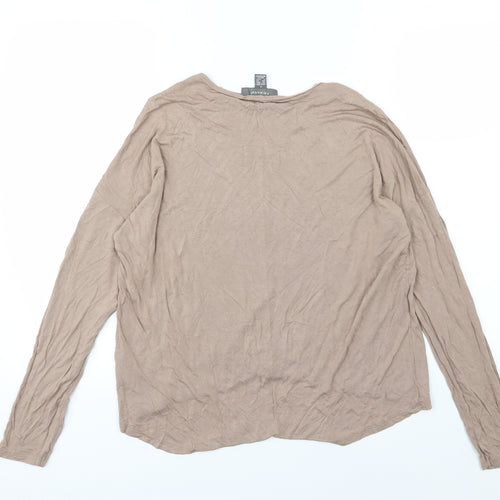 Primark Womens Beige   Basic T-Shirt Size S