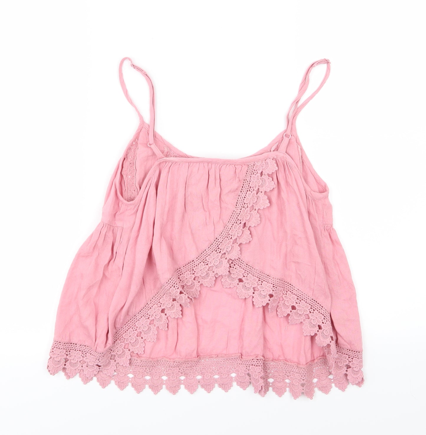 ASOS Womens Pink  Jersey Basic T-Shirt Size 10