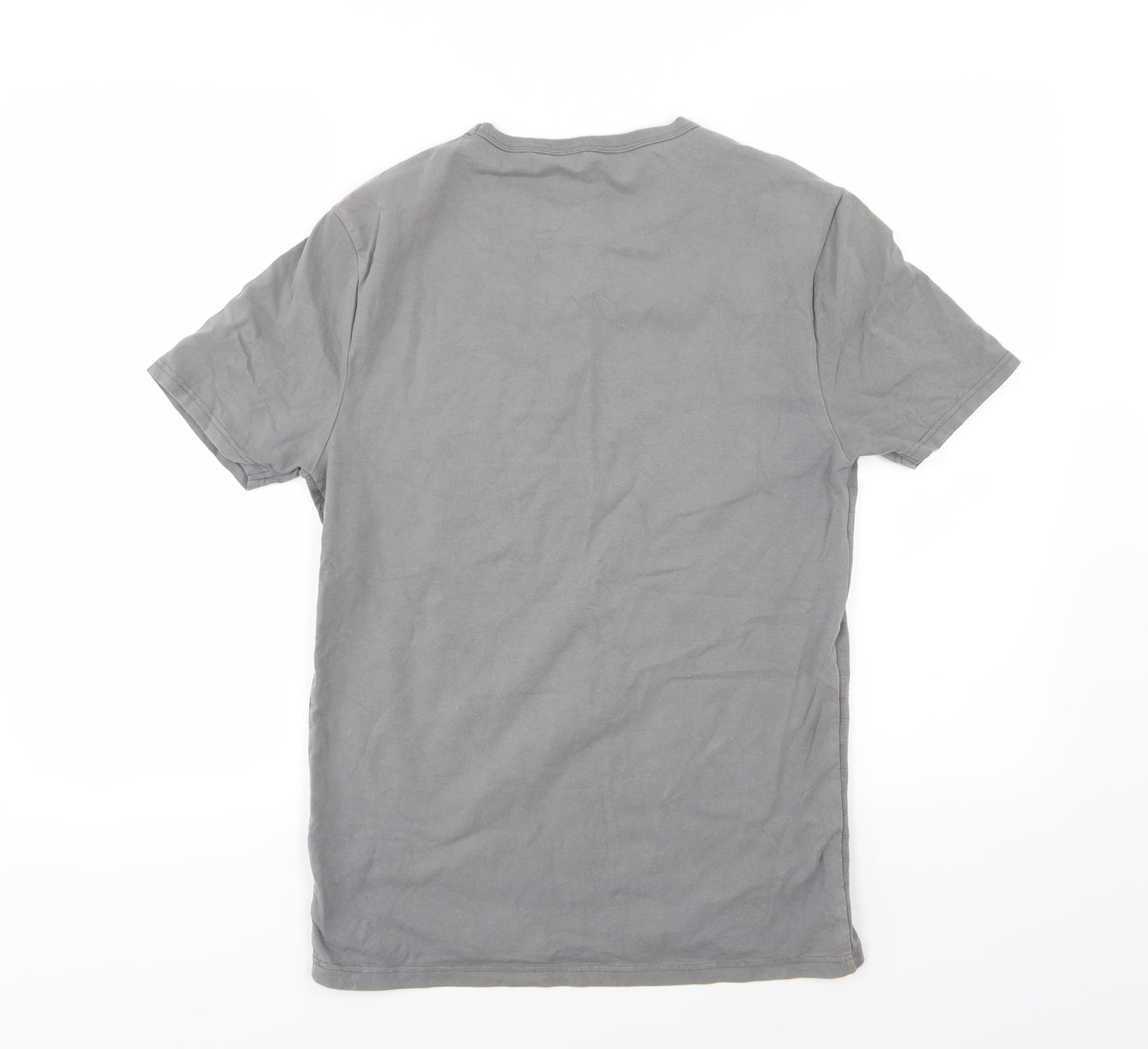 River Island Mens Grey  Jersey  T-Shirt Size M  - Muscle Fit