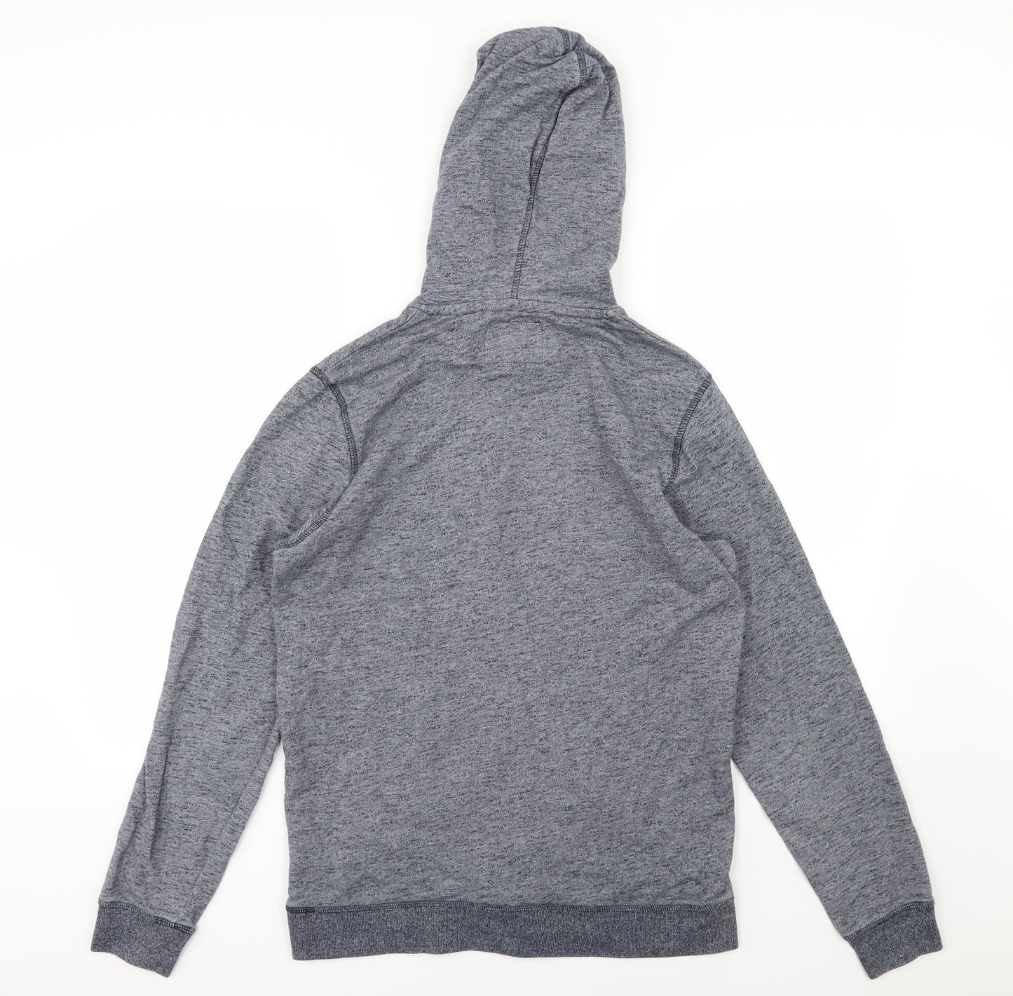 JACK & JONES Mens Blue  Jersey Pullover Hoodie Size M