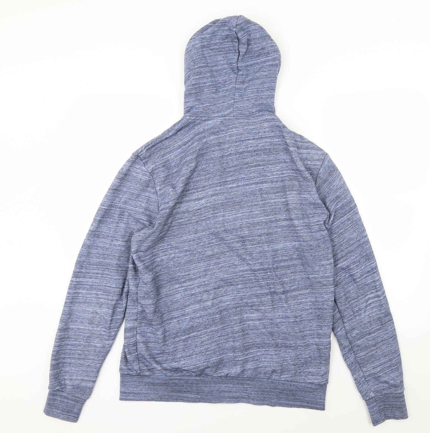 H&M Mens Blue  Jersey Full Zip Hoodie Size M