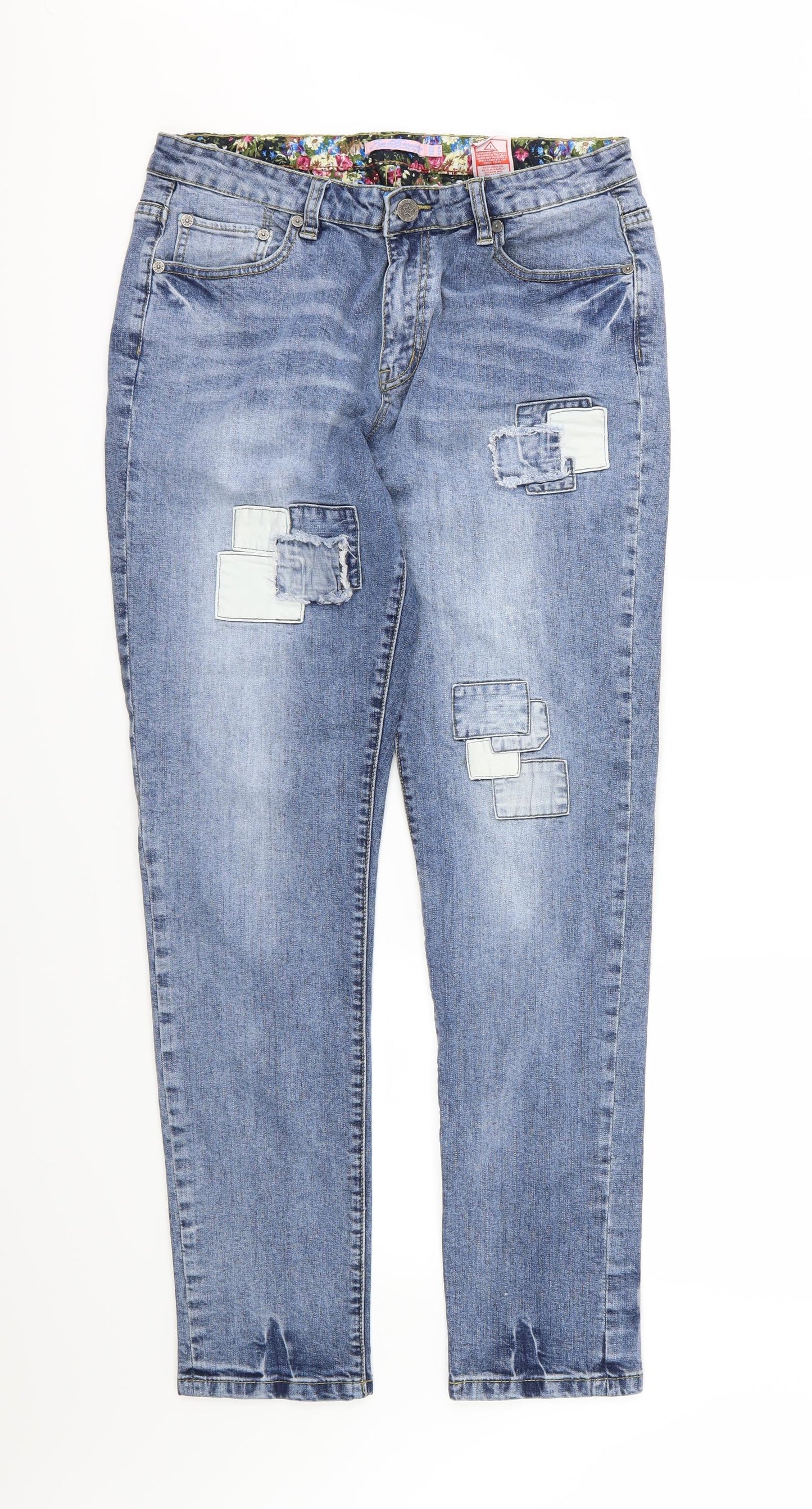 Joe Browns Womens Blue  Denim Straight Jeans Size 16 L31 in