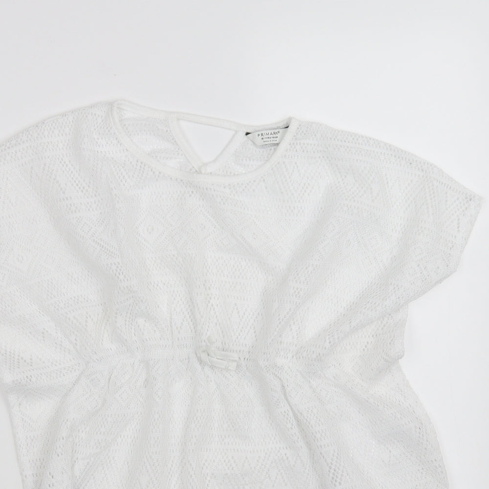 Primark Girls White   Fit & Flare  Size 10-11 Years