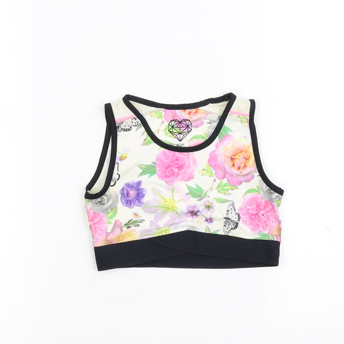 F&F Girls White   Basic Tank Size 6-7 Years