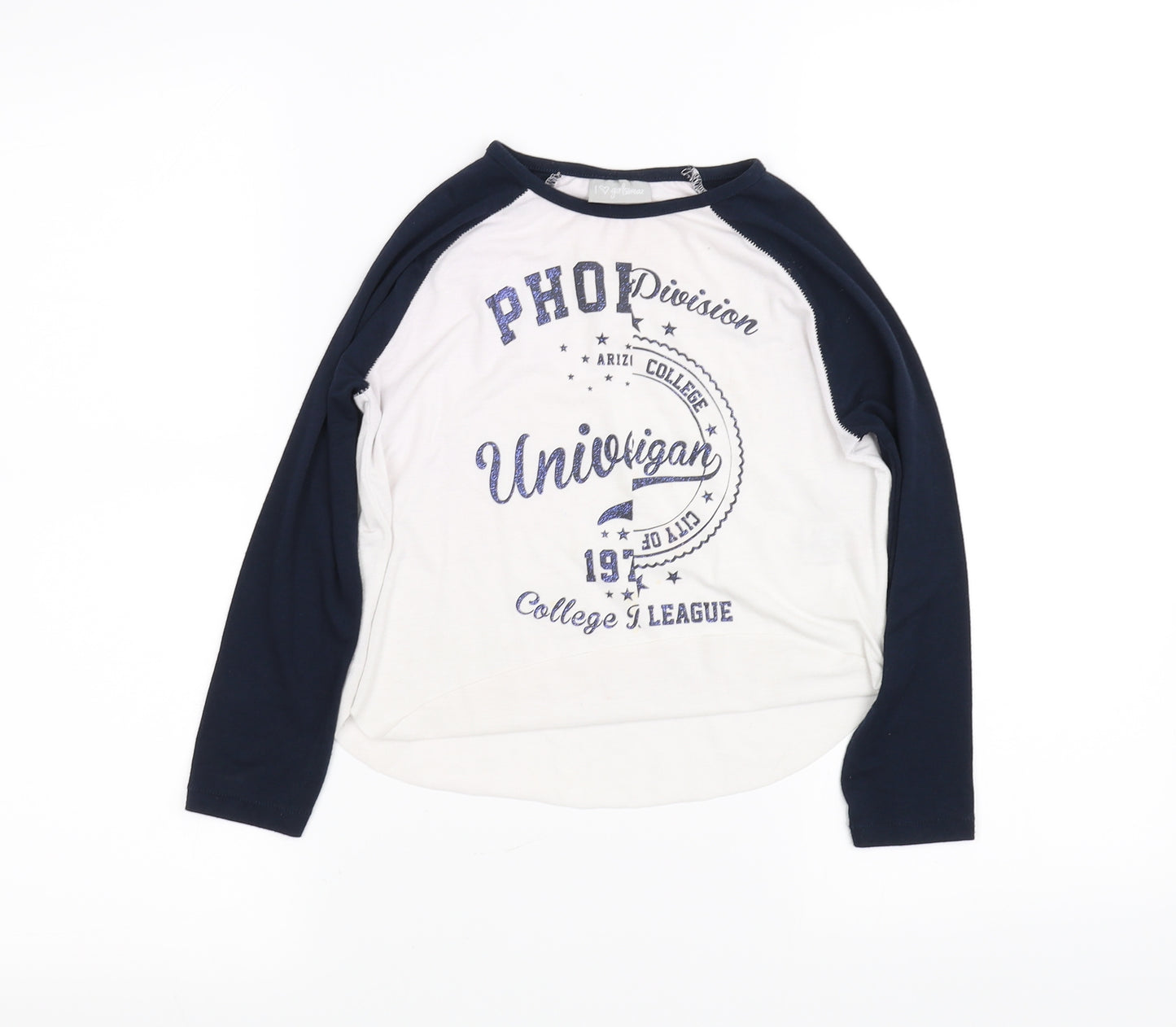 i love girlswear Girls Black   Basic T-Shirt Size 6 Years