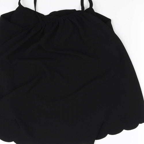 Boohoo Womens Black   Basic Blouse Size 12
