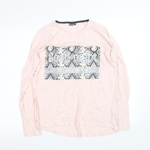 Beloved Womens Pink   Basic T-Shirt Size L