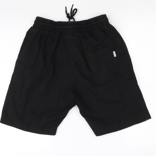 NICCE Mens Black   Sweat Shorts Size M