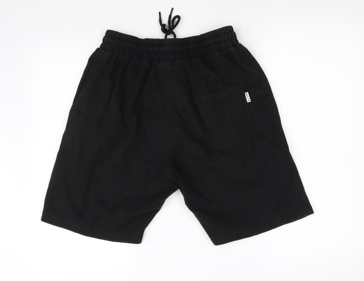 NICCE Mens Black   Sweat Shorts Size M