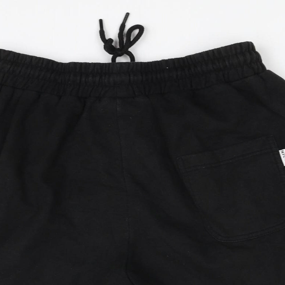 NICCE Mens Black   Sweat Shorts Size M