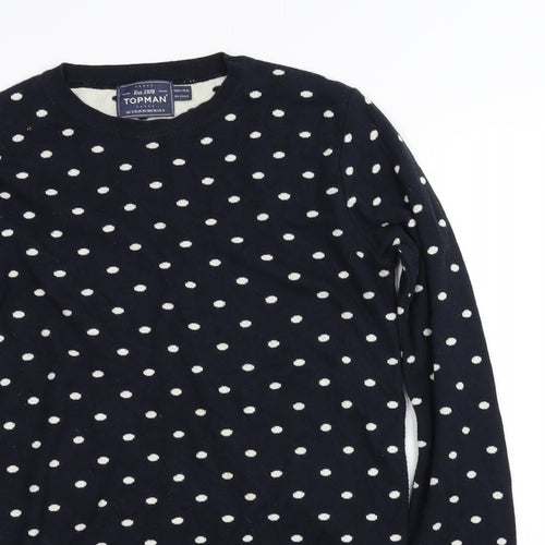 Topman Womens Blue   Pullover Jumper Size S
