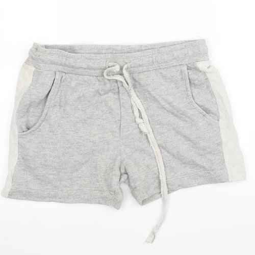 Boohoo Womens Grey   Cut-Off Shorts Size M