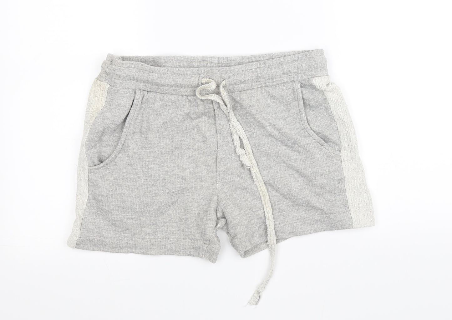 Boohoo Womens Grey   Cut-Off Shorts Size M